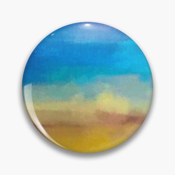 Item preview, Golden-Hues Sandy Beach With Blue Ocean Sky Abstract designed and sold by DEC02.