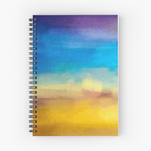 Item preview, Golden-Hues Sandy Beach With Blue Ocean Sky Abstract designed and sold by DEC02.