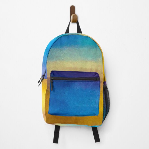 Item preview, Golden-Hues Sandy Beach With Blue Ocean Sky Abstract designed and sold by DEC02.