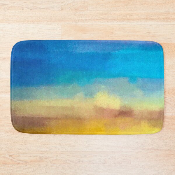 Item preview, Golden-Hues Sandy Beach With Blue Ocean Sky Abstract designed and sold by DEC02.