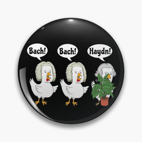 Item preview, Bach Bach Haydn Chickens Classical Music Composer Pun designed and sold by dwarmuth.