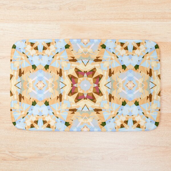 Item preview, Modern Autumn Fall Muted Pink Brown Blue Geometric Design Pattern designed and sold by PatternPerfect.
