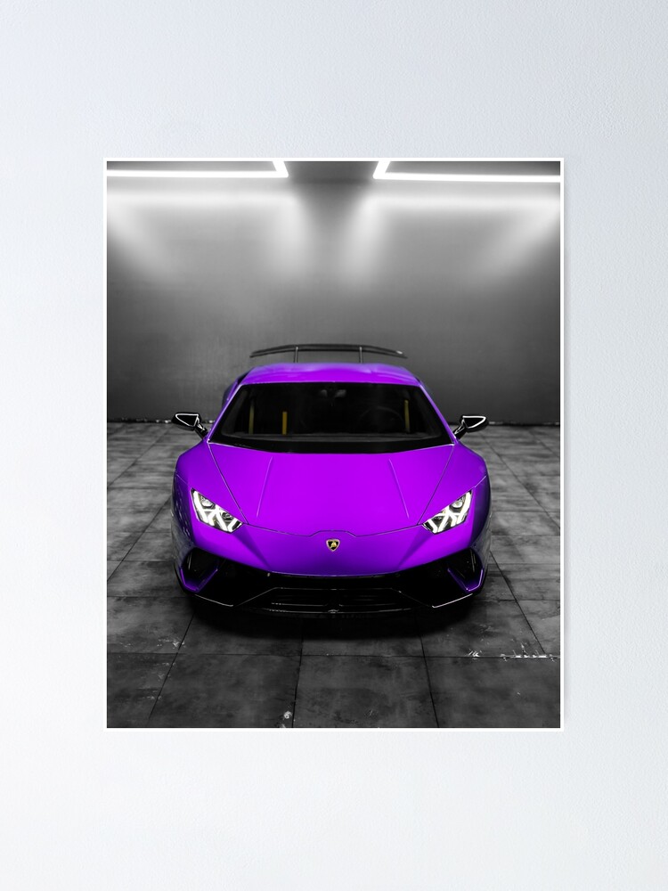 Purple Lamborghini