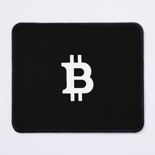 Item preview, Bitcoin (BTC) Logotipo blanco simple designed and sold by issaapparel.