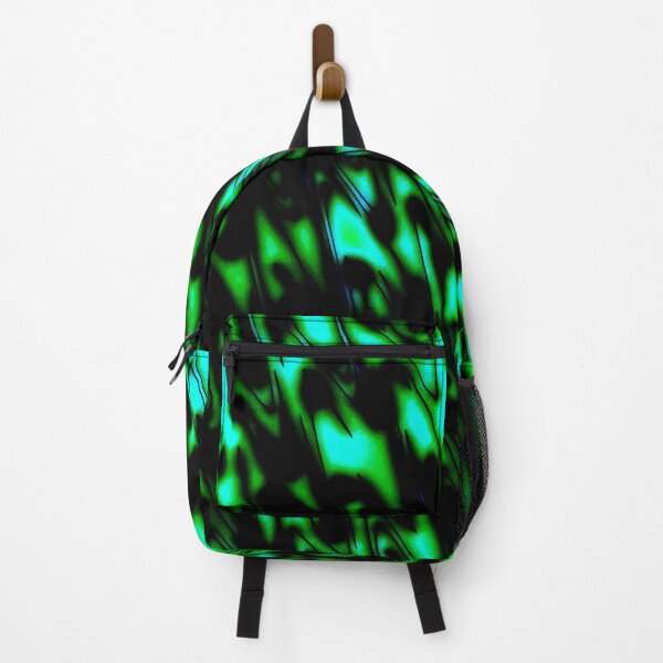 Item preview, Abstract Black & Green Zigzag Fractal Glow designed and sold by SXW Designs.