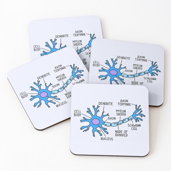 Item preview, Hand Drawn Neuron Diagram designed and sold by SofiaSava01.