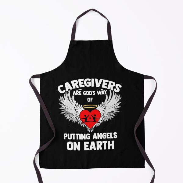 Item preview, Caregivers Are God's Way Of Putting Angels Caregiving designed and sold by Dressed For Duty.