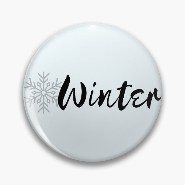 Item preview, Silvery Blue Winter Snowflake Lettering designed and sold by andmarstan.