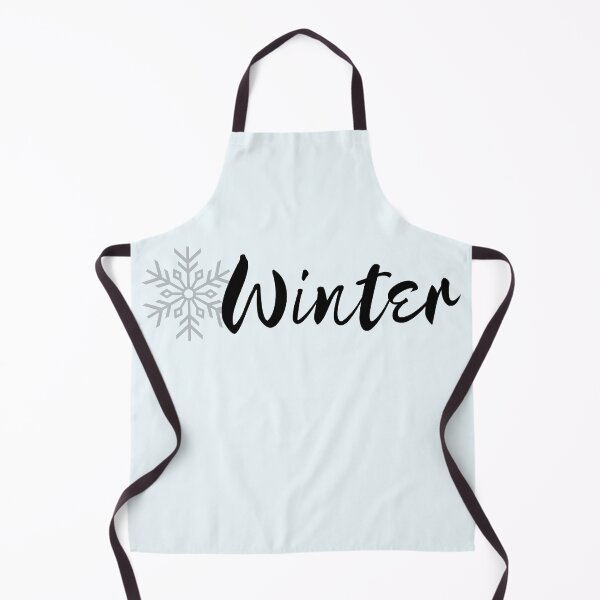 Item preview, Silvery Blue Winter Snowflake Lettering designed and sold by andmarstan.