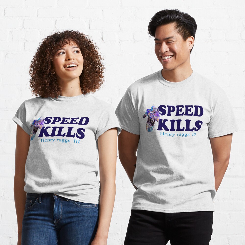 Fruit of The Loom Henry Ruggs Speed Kills, Baseball Players | T-shirts | Henry Ruggs Speed Kills Classic T Shirt