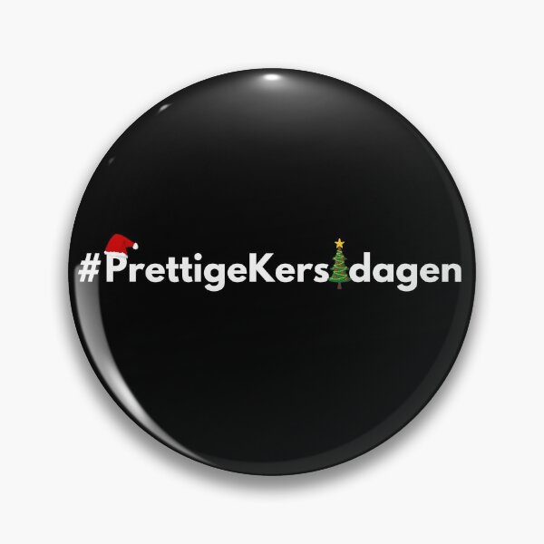 Item preview, Hashtag Prettige Kerstdagen - Merry Christmas in Dutch - Santa Hat, tree designed and sold by HashtagZone.