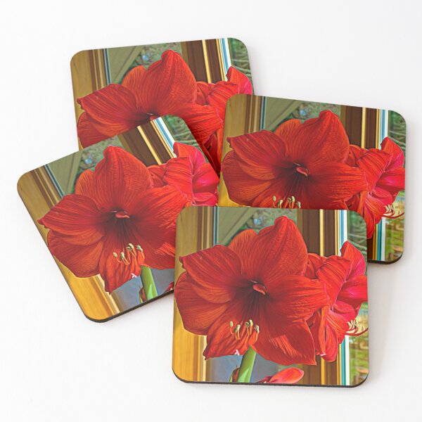 Aperçu de l'œuvre Présage des Fêtes : Amaryllis rouge créée et vendue par KateMcCSeattle.