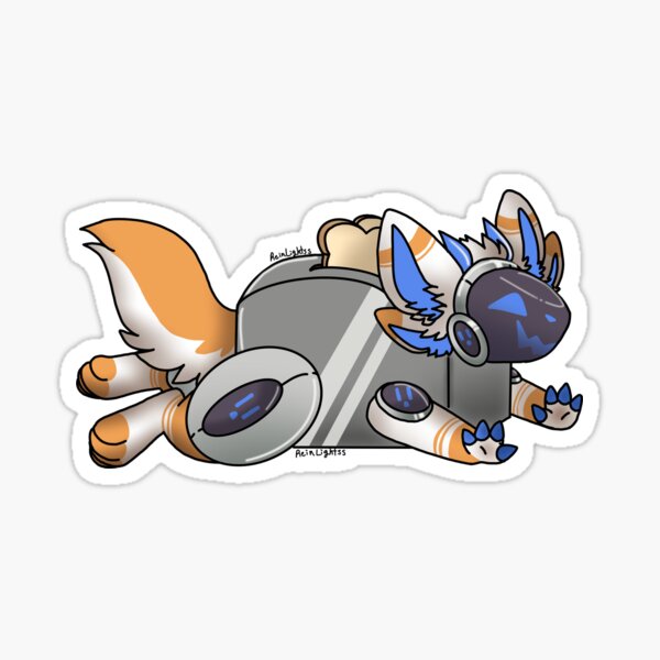 A Happy Protogen profile Sticker for Sale by Hart07