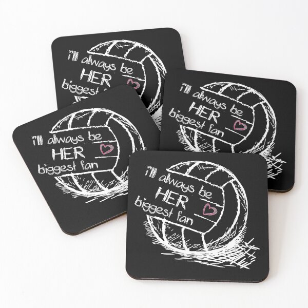 Item preview, Ill Always Be Her Biggest Fan  Volleyball  Proud Mom Dad  designed and sold by Volleyball1x3fg.