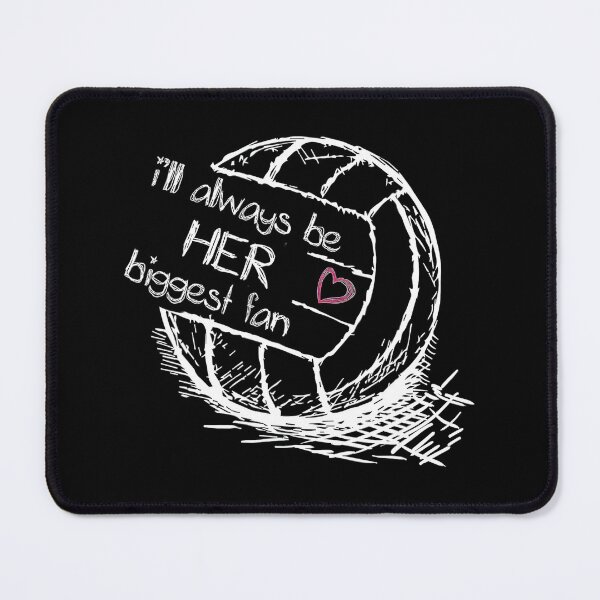 Item preview, Ill Always Be Her Biggest Fan  Volleyball  Proud Mom Dad  designed and sold by Volleyball1x3fg.