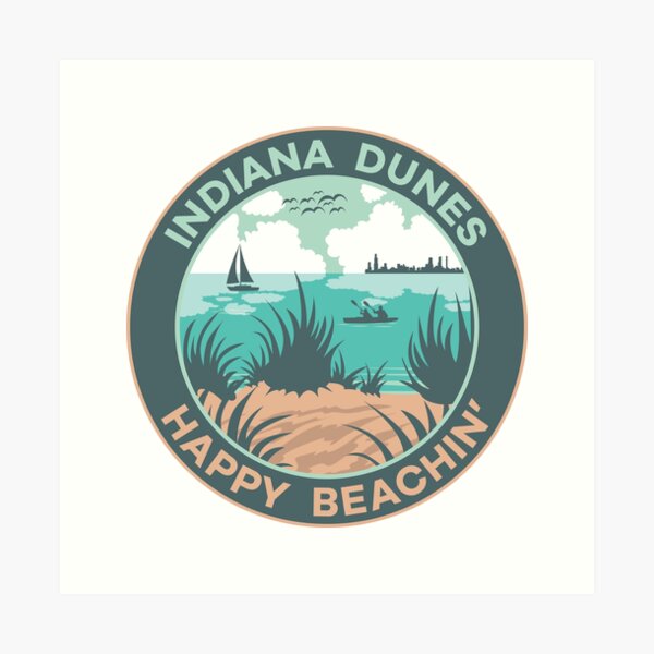 Happy Beachin Art Print