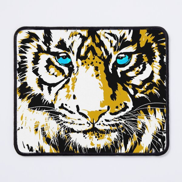 Item preview, Safari Tiger Head - Colourful Tiger Eyes designed and sold by BigWildKiwi.