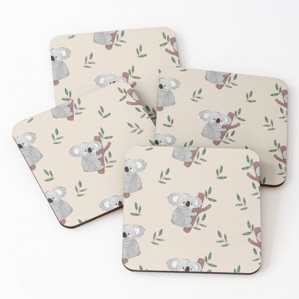Item preview, Cute Koala Holding Branch  designed and sold by AlysaWithArt.