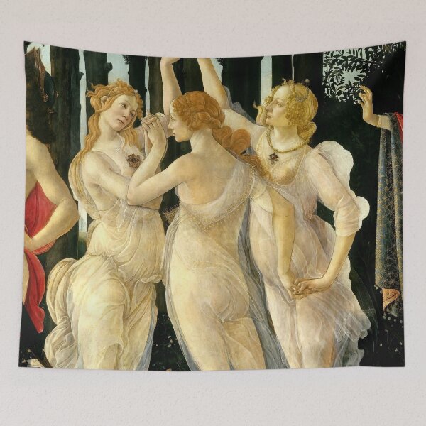 Item preview, Sandro Botticelli "Primavera (Spring)" - Primavera - Three Graces designed and sold by Alexandra Dahl.