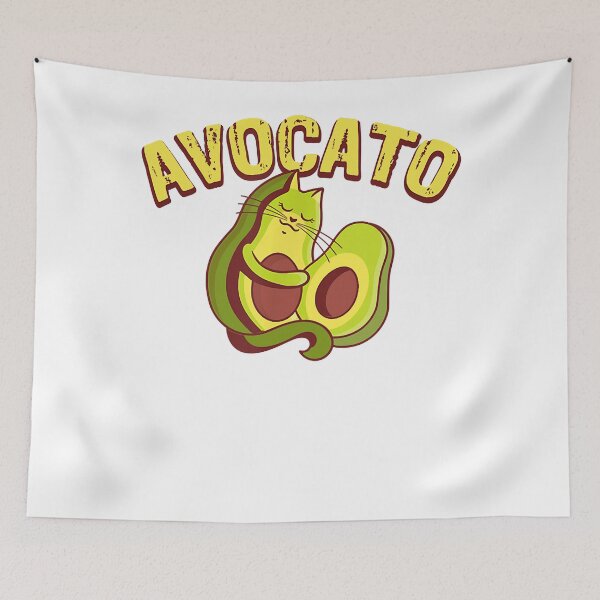 Item preview, Avocato Avocado Cat Funny Graphic For Fans designed and sold by ElbertPineapple.