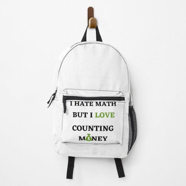 Item preview, I Hate Math But I Love Counting Money-Black Text designed and sold by Trendi61.