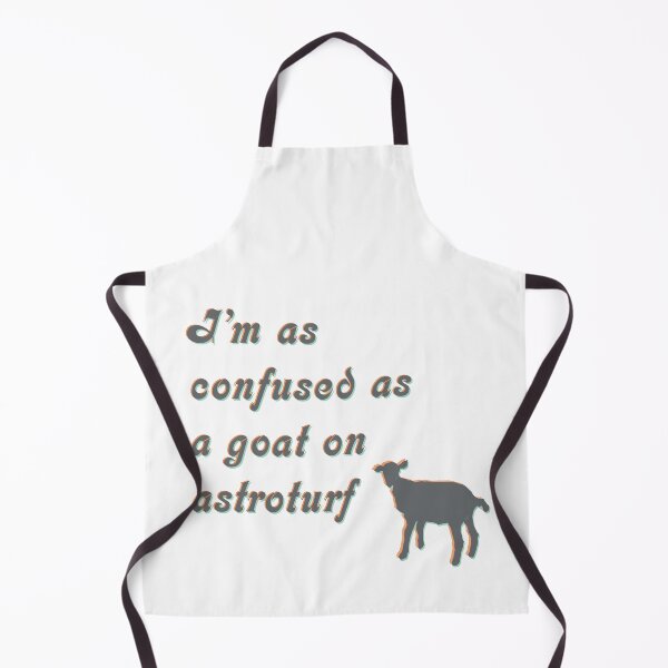 Item preview, Confused goat on astroturf Survivor on white designed and sold by KristopherBel.