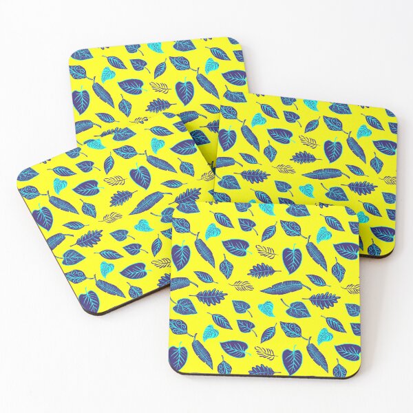 Item preview, Blue Magic Leaves Pattern designed and sold by RafaelLima7.