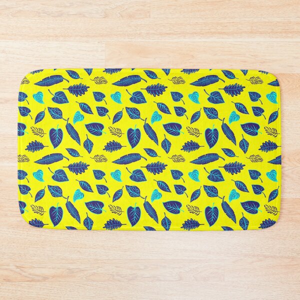 Item preview, Blue Magic Leaves Pattern designed and sold by RafaelLima7.