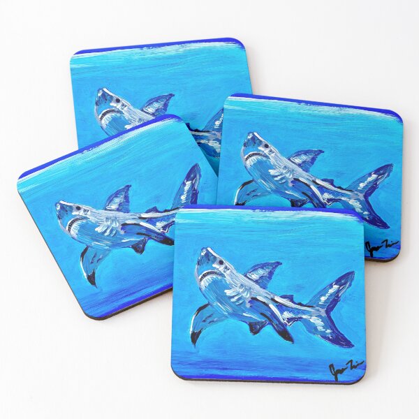 Item preview, Great White Shark designed and sold by Jaya Tewart.