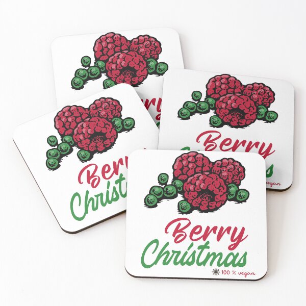 Item preview, Berry Christmas. Vegan Merry Xmas  designed and sold by Rebel-Design.