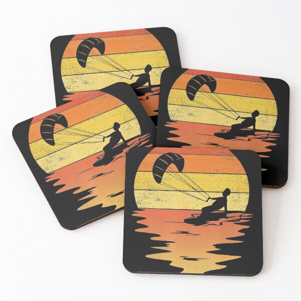 Item preview, Kiteboarding retro sunset 70s vintage Kiteboarding designed and sold by IrenaKurz.