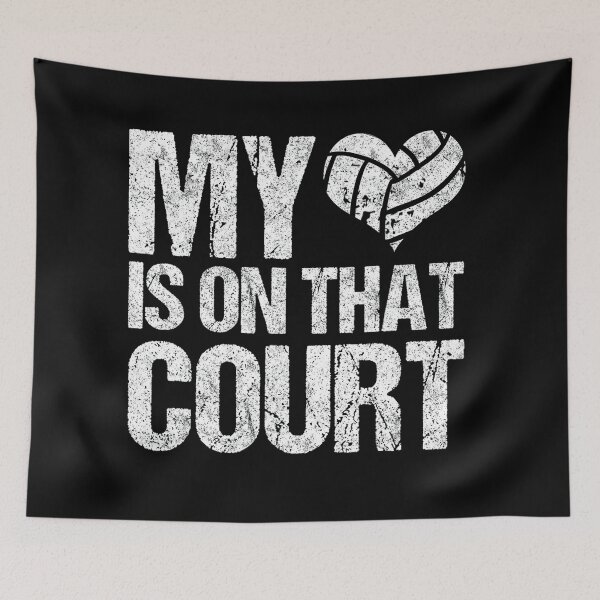 Item preview, My Heart Is On That Court Volleyball Mom Distressed  designed and sold by Volleyball1x3fg.