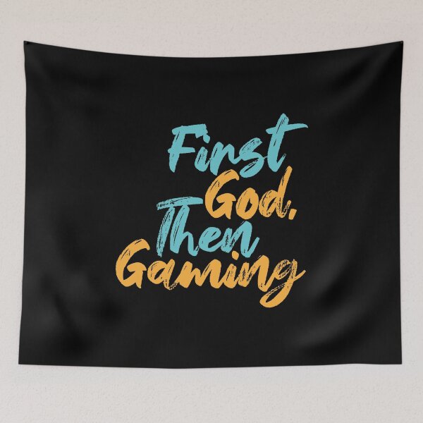 Item preview, First God Then Gaming designed and sold by Creatively Torn.