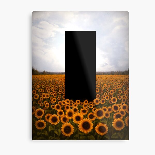 Sunflower Monolith Metal Print