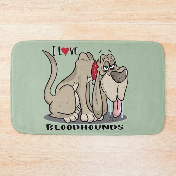 Item preview, I Love Bloodhounds designed and sold by JohnnyPraize.
