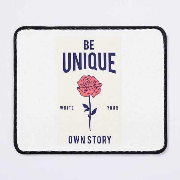 Item preview, Be Unique Write Your Own Story, vintage print at: lduke47.redbubble.com designed and sold by lduke47.