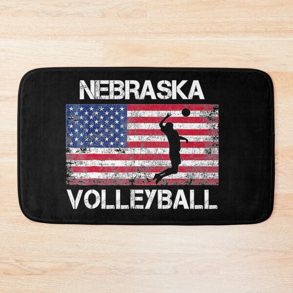 Item preview, Nebraska Volleyball Team American Flag Gift  designed and sold by Volleyball1x3fg.