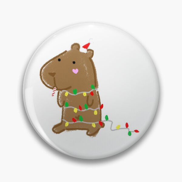 Item preview, Christmas Capybara designed and sold by veroyuumi.