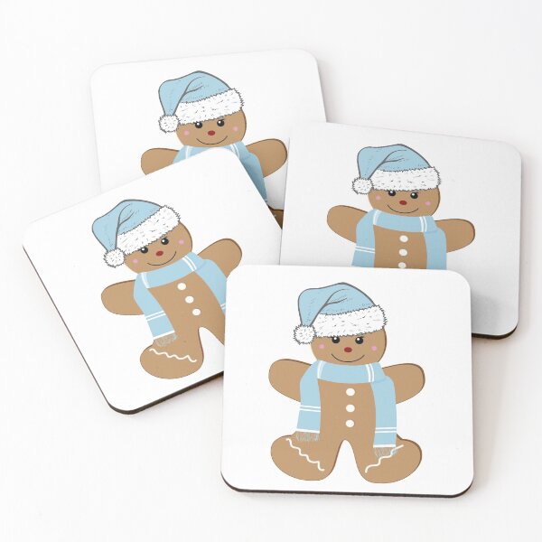 Item preview, Gingerbread Woman-Blue designed and sold by brookebudweiser.