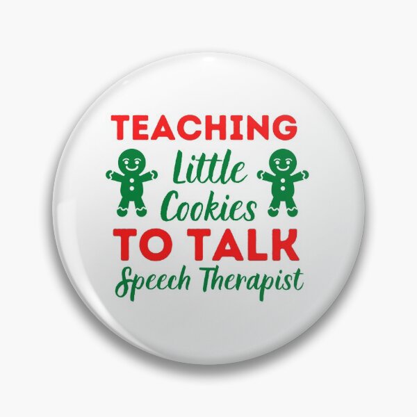 Aperçu de l'œuvre Apprendre aux petits cookies à parler | Orthophoniste Noël | Orthophoniste Noël créée et vendue par Presto Prints Design.