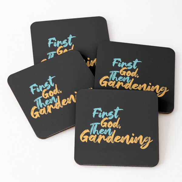 Item preview, First God Then Gardening designed and sold by Creatively Torn.