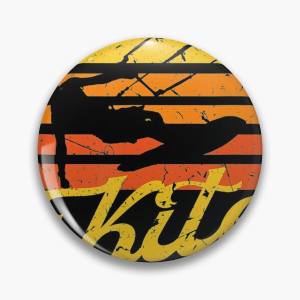 Item preview, Kitesurf Kite Surfing Retro Kite Boarding designed and sold by IrenaKurz.