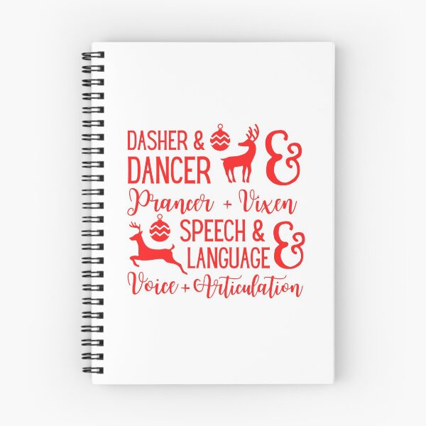 Artikelvorschau, Logopädin Weihnachten | Logopäde Weihnachten | Speechie Weihnachten entworfen und verkauft von Presto Prints Design.