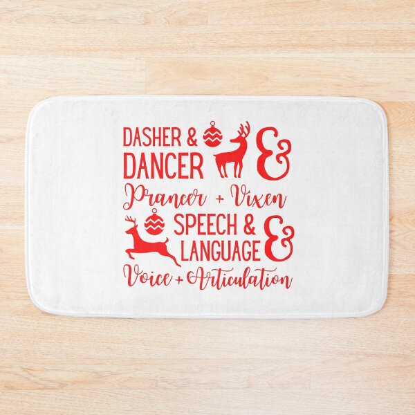 Item preview, Speech Pathologist Christmas | Speech Therapist Christmas | Speechie Christmas designed and sold by Presto Prints Design.