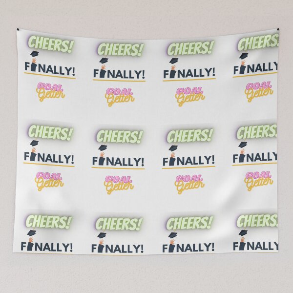 Item preview, cheers, finally goal getter designed and sold by taherismail.