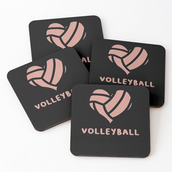 Item preview, Rose Pink Volleyball Heart Cute Sport Valentines Day Gift  designed and sold by Volleyball1x3fg.