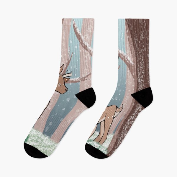Item preview, Spotted Deer in snow ( half 1) designed and sold by BerryShyKittens.