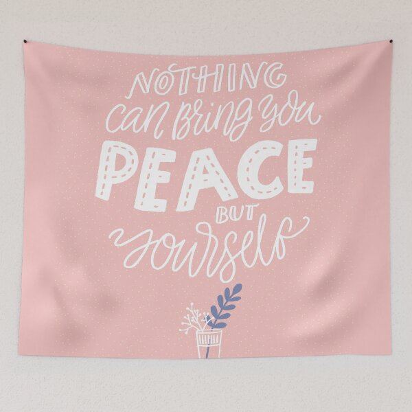 Item preview, Nothing Can Bring You Peace but Yourself  designed and sold by Dollfacedesign.