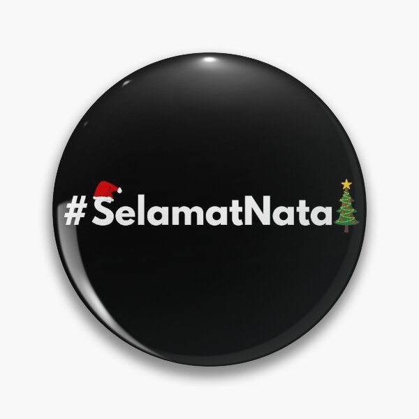 Item preview, Hashtag Selamat Natal - Merry Christmas in Indonesian - Santa Hat, tree designed and sold by HashtagZone.