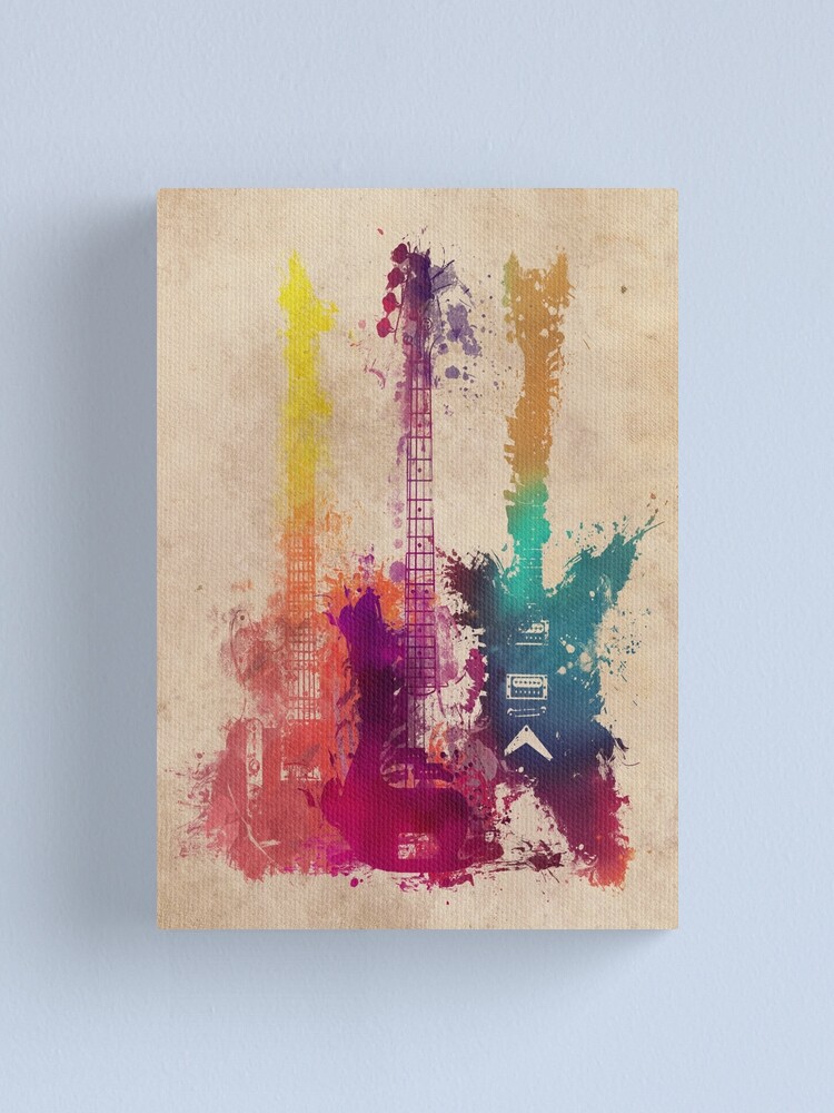 Alternate view of guitars 2 Canvas Print